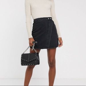 H&M mini denim skirt